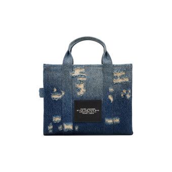 MARC JACOBS THE TOTE BAG 中型 MARC JACOBS The Rip And Repair Denim Medium Tote Bag Punk