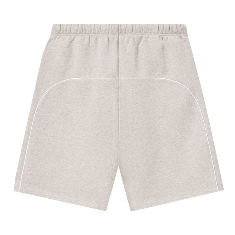 Fear Of God Essentials Relaxed Fleece Sweatshort With Piping 'heather Stone/Cloud White'
