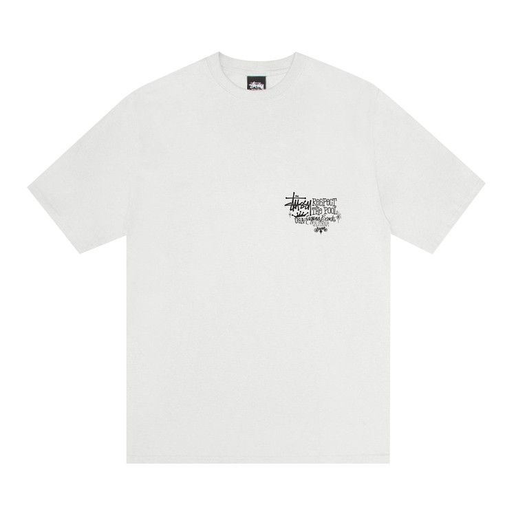 Stussy Respect The Pool Tee Pigment Dyed 'natural'