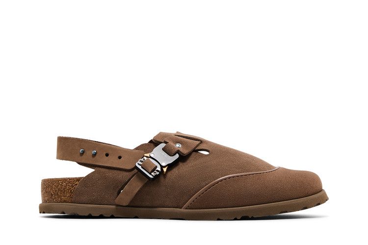 Buy Dior x Birkenstock Tokio Mule 'Brown' - 3SA116ZSD H700 | GOAT