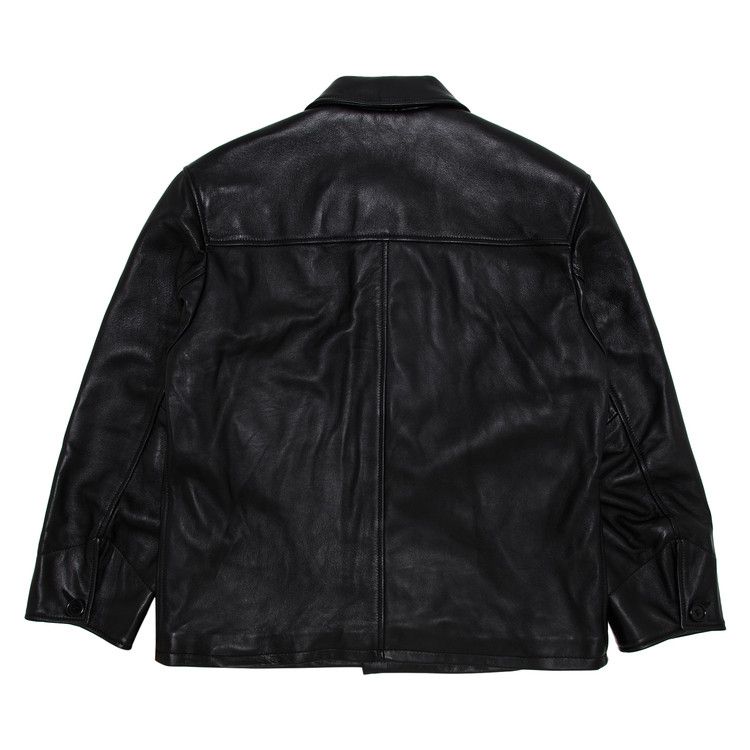 Supreme/Schott Leather Car Coat M ブラック Supreme Schott Leather Car Coat (FW23) - $898