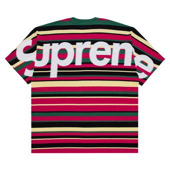 Buy Supreme Intarsia Short-Sleeve Top 'Stripe' - SS25KN13