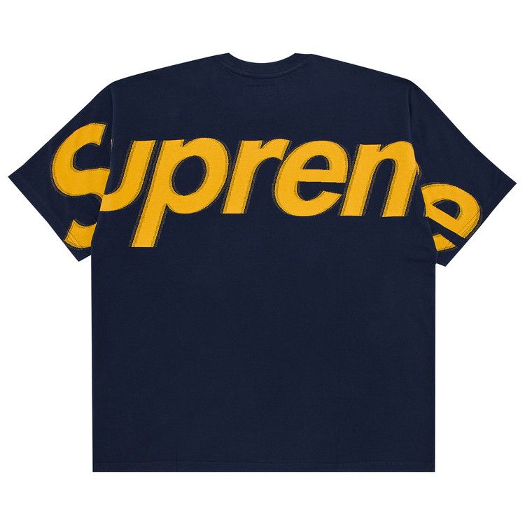 Buy Supreme Intarsia Short-Sleeve Top 'Navy' - SS25KN13 NAVY