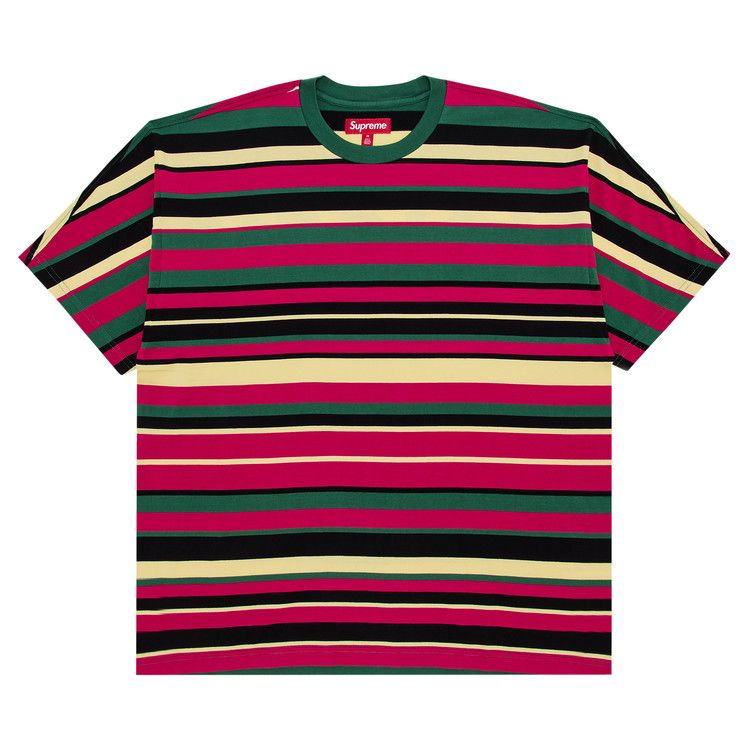 Buy Supreme Intarsia Short-Sleeve Top 'Stripe' - SS25KN13