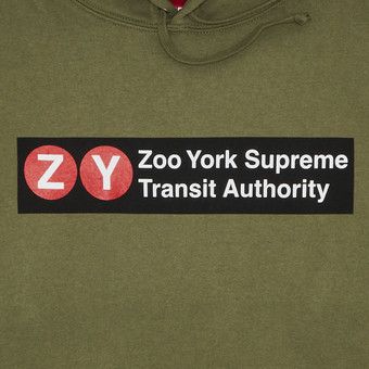 Buy Supreme x Zoo York Hooded Sweatshirt 'Light Olive