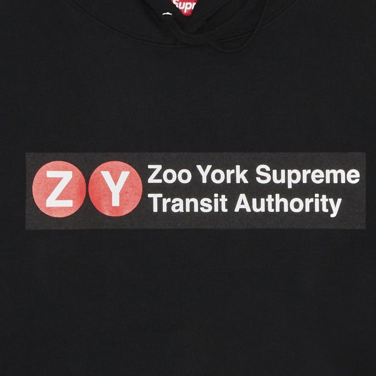 Buy Supreme x Zoo York Hooded Sweatshirt 'Black' - SS25SW76