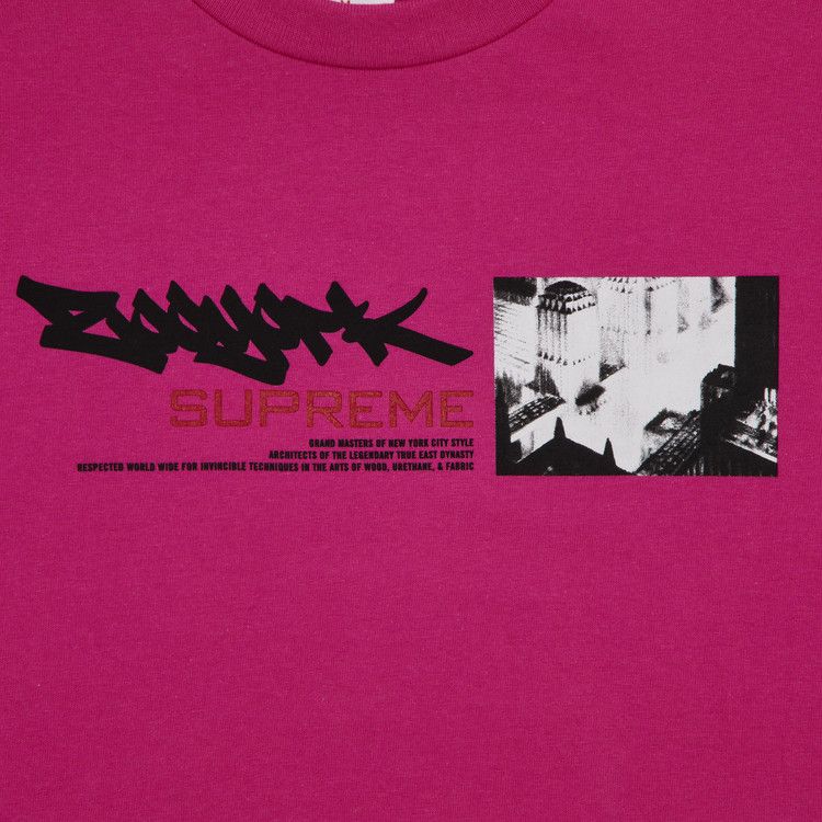 【Supreme x Zoo York】Dynasty T-Shirt★Fuchsia★25SS★ Supreme Zoo York Dynasty Tee (SS25) - $44
