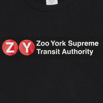 Buy Supreme x Zoo York Transit Tee 'Black' - SS25T42 BLACK