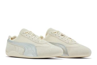 ★PUMA★ Speedcat Premium Ivory Mat Silver 40390201 403902-0 Puma Speedcat Premium | Frosted Ivory-matte Silver | SVD USA
