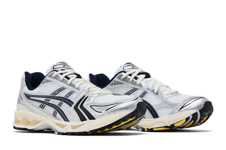 Jjjjound X Gel Kayano 14 'white Midnight Navy'