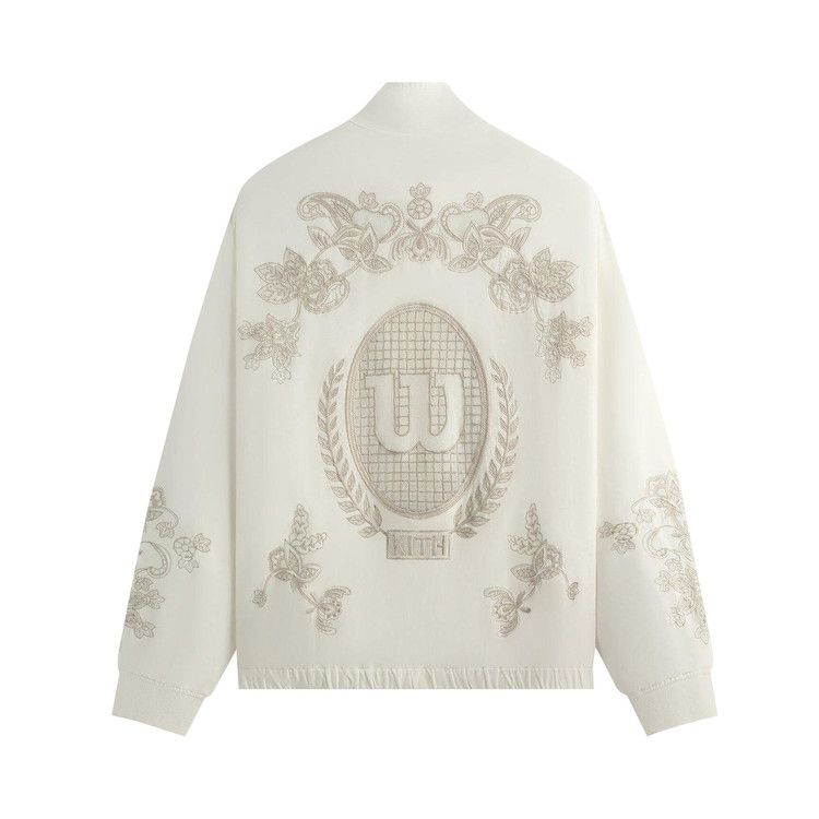 Buy Kith x Wilson Embroidered Mesh Track Jacket 'White