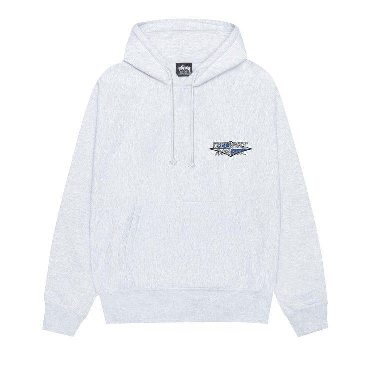 Stussy Worldwide Diamond Hoodie 'ash Heather'