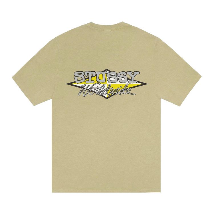 Stussy Worldwide Diamond T-Shirt Pigment Dyed Elm