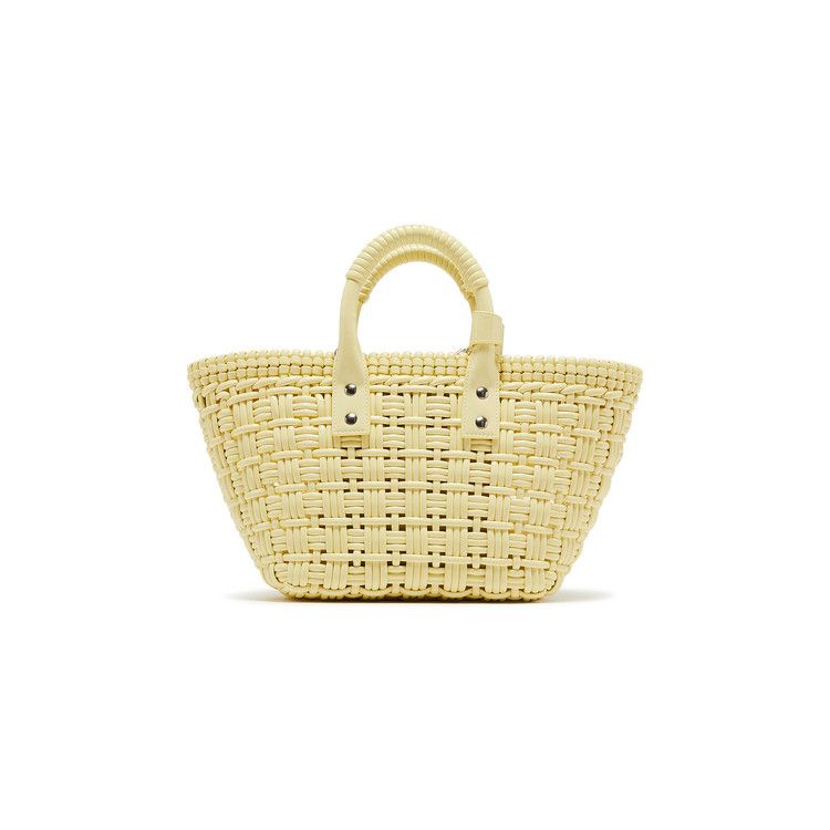 Balenciaga Bistro XS Basket With Strap Yellow