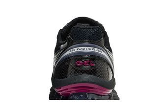 ASICS ☆ Gel Kinetic Fluent 'Black Pink' Asics Gel-Kinetic Fluent Running Shoe Black/Black – ESSXNYC