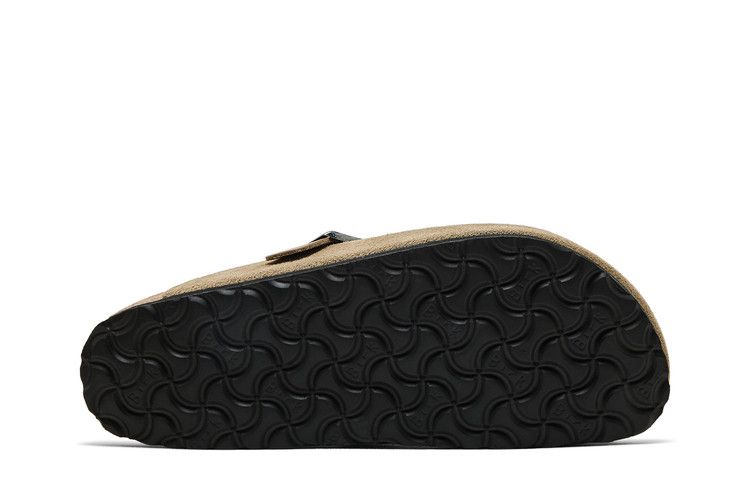 Birkenstock Boston Braided Suede Leather Narrow 'taupe'