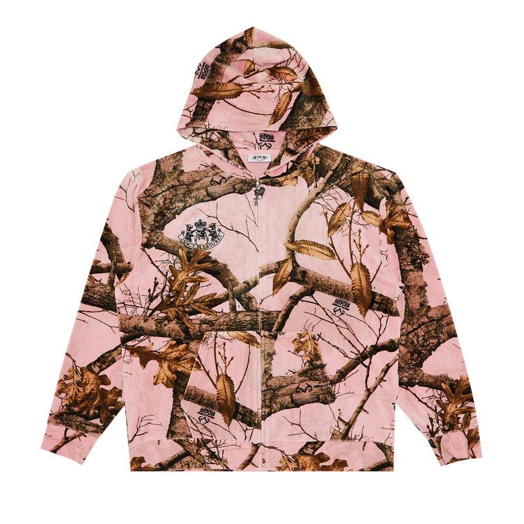 Pleasures RealTree Velour Hoodie 'Pink Camo' — foto 2