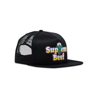 Buy Supreme Beef Mesh Back 5-Panel 'Black' - SS25H103 BLACK | GOAT