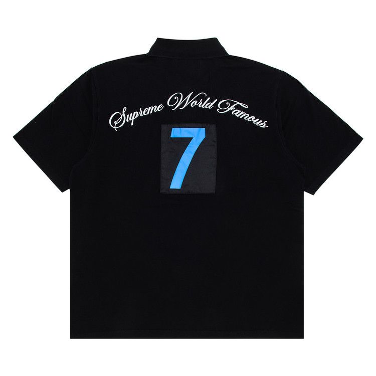 トップス Supreme Cursive Polo Navy Stripe size S Supreme Cursive Polo (SS25) - $110