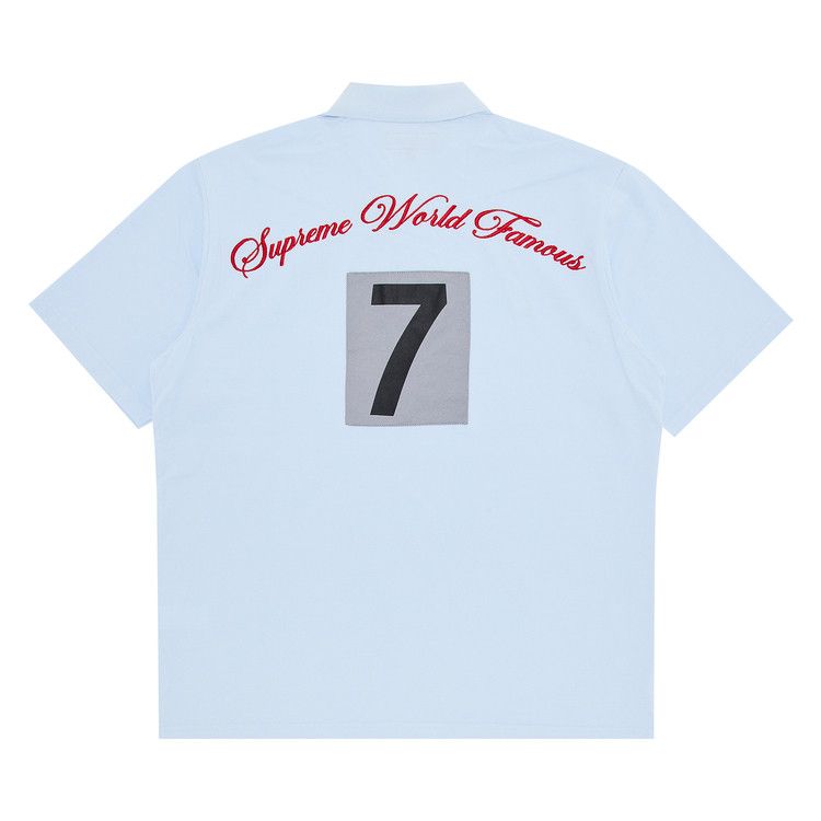 トップス L Supreme Cursive Polo \"Navy Stripe\" Supreme Cursive Polo (SS25) - $110