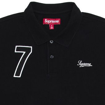 Supreme Cursive Polo ブラック M Supreme Cursive Polo Black Men's - SS25 - US