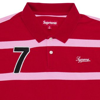 ポロ 25ss Supreme Cursive Polo Supreme Cursive Polo (SS25) - $110
