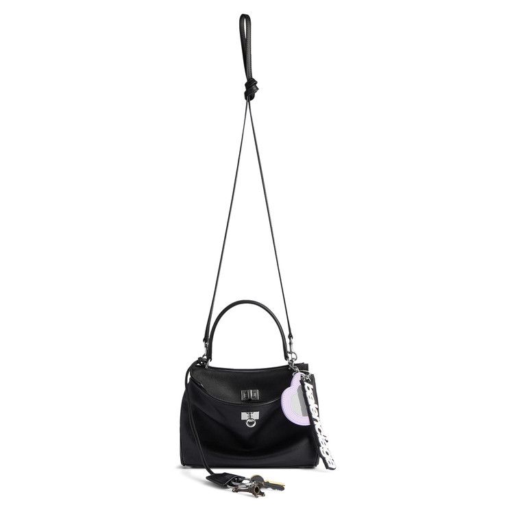 Balenciaga Rodeo Handbag Mini With Charms Black