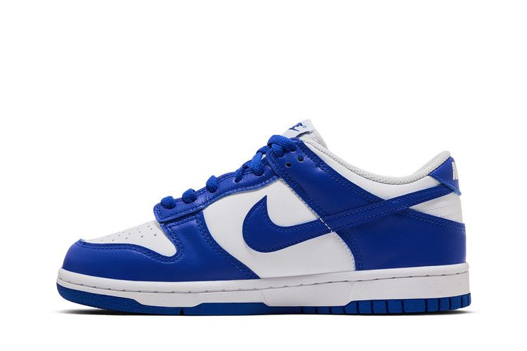 Nike Dunk Low White Hyper Royal (GS) — foto 4