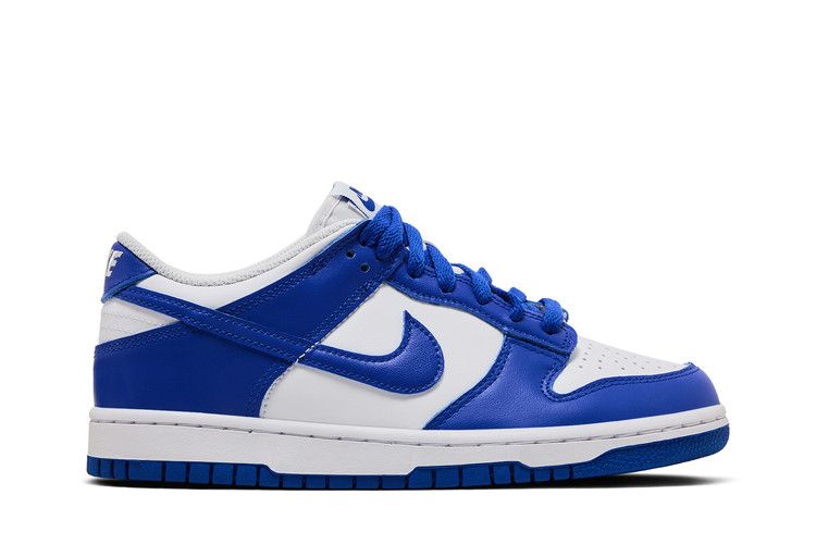 Nike Dunk Low White Hyper Royal (GS) — foto 2