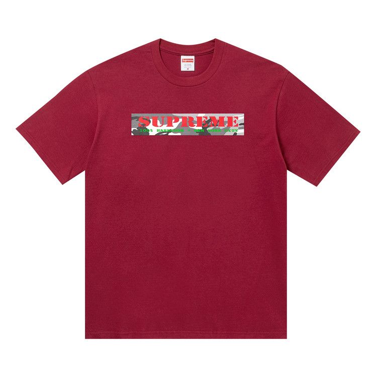 Buy Supreme Hardcore Tee 'Cardinal' - SS25T64 CARDINAL | GOAT