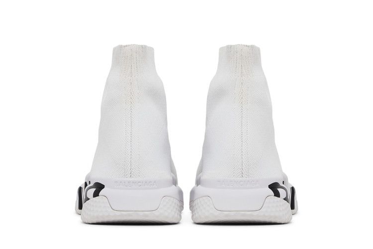 Balenciaga Speed Sneaker Midsole Graffiti - White Black