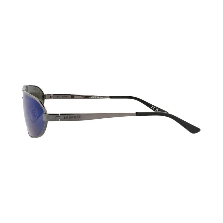 Balenciaga Shield-Sunglasses Ruthenium/Blue