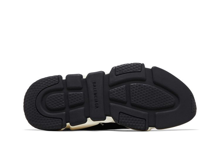 Balenciaga Speed Trainer Logo Print Black White 2020 (Women's)