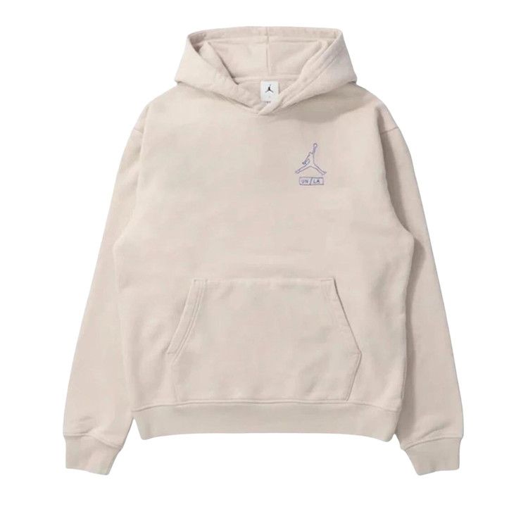 Air Jordan X Union La Fleece Hoodie Light Orewood Brown/Hyper Cobalt