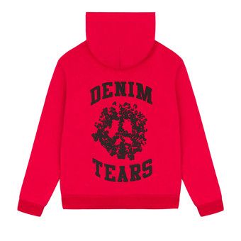 Buy Denim Tears Denim University Zip Hoodie 'Red' - 05650