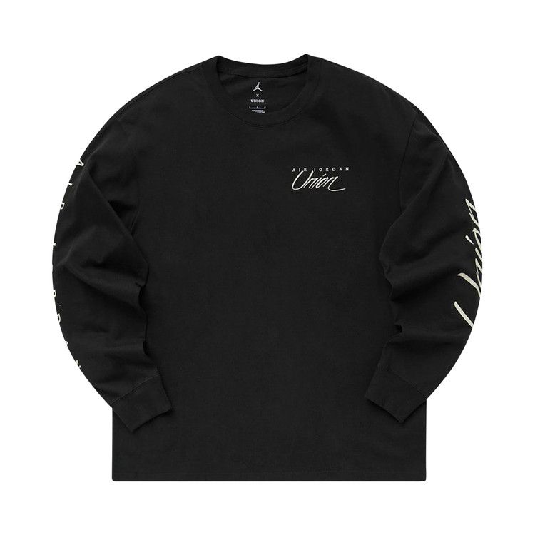 Air Jordan X Union Long-Sleeve T-Shirt Black