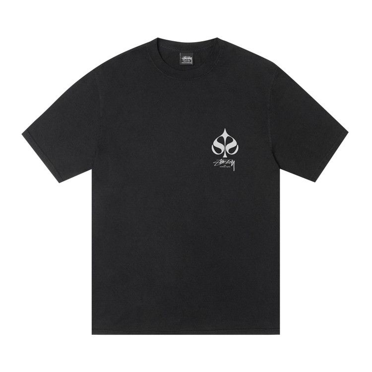 Stussy Spade Pigment Dyed Tee Black