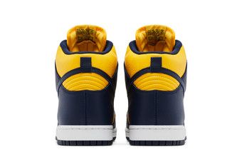 Buy Nike Dunk High QS 'Michigan' 2016 - 850477 700 | GOAT