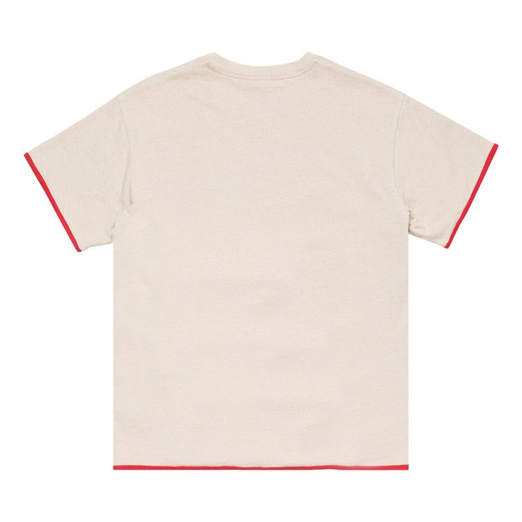 Acne Studios Embossed Logo T-Shirt 'white/Red'
