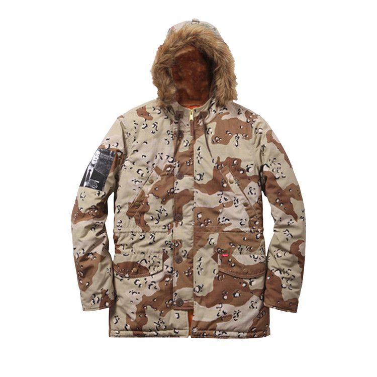 Buy Supreme Cotton Ripstop N-3B Parka 'Desert Camo' - FW14J10