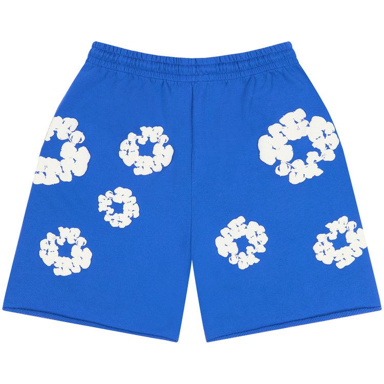 Buy Denim Tears Cotton Wreath Sweatshorts 'Blue' - SS25BRS2952057