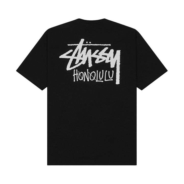 Buy Stussy Honolulu Tee 'Black' - 00535 1FW2404SHTB BLAC | GOAT