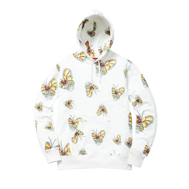 Buy Supreme Gonz Butterfly Hooded Sweatshirt 'Off White