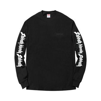 Buy Supreme Black Sabbath Long-Sleeve Tee 'Black' - SS16T19