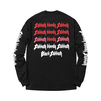 Buy Supreme Black Sabbath Long-Sleeve Tee 'Black' - SS16T19