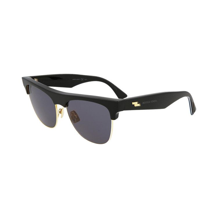 Bottega Veneta BV1003S Sunglasses, Black/Grey - NWT NEW BV1003S 001 BOTTEGA VENETA BLACK GREY CAT EYE UNISEX  main image 4