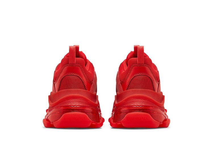 Balenciaga Triple S Sneaker Clear Sole - Red 2019