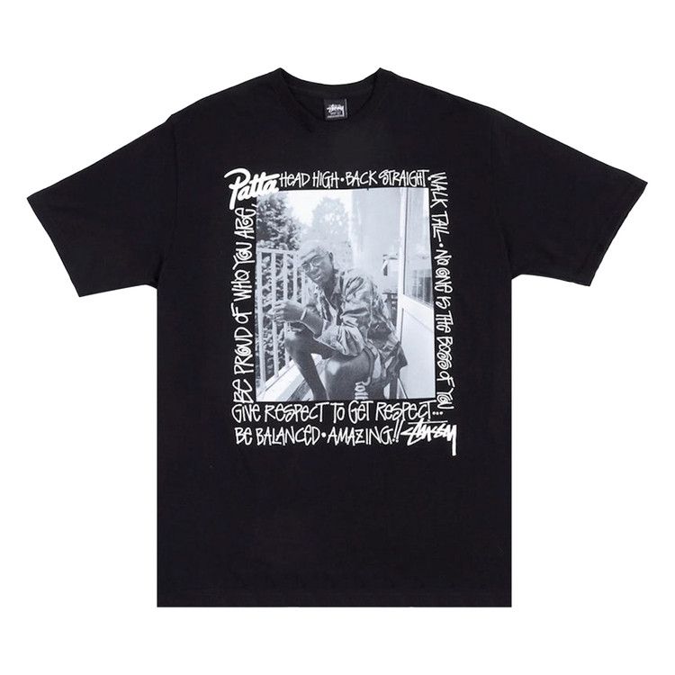 Stussy X Patta Respect T-Shirt Black