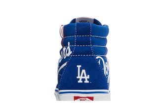 Buy MLB x Vans SK8-Hi Reissue 'Dodgers' VN0A2XSBRT1 GOAT