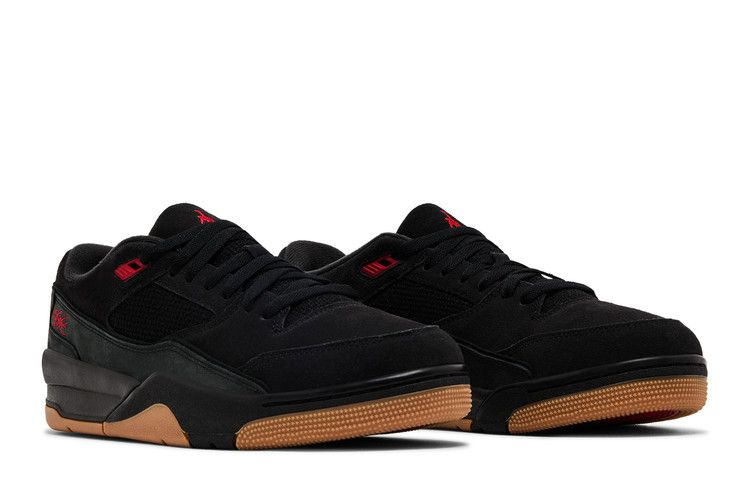 Air Jordan Flight Court Black Red Gum